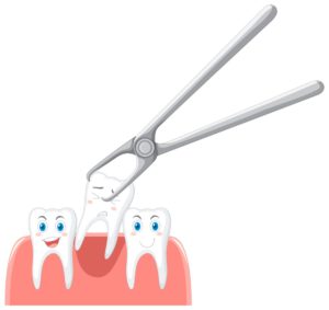 concept showing why tooth extraction is not scary